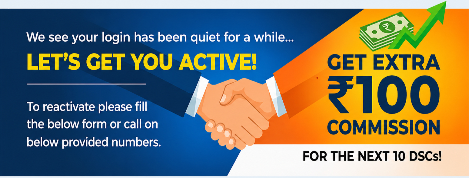 VSign Partner Portal Re-Activation Banner